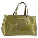 LOUIS VUITTON Monogram Vernis Wilshire PM Handtasche Veil bronze LV Auth 182003-1