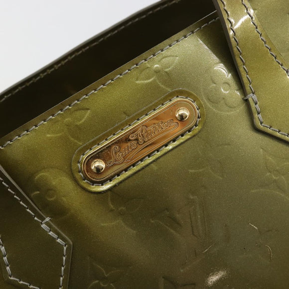 LOUIS VUITTON Monogram Vernis Wilshire PM Handtasche Veil bronze LV Auth 182003