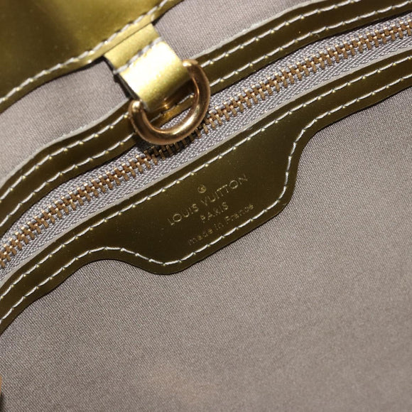 LOUIS VUITTON Monogram Vernis Wilshire PM Handtasche Veil bronze LV Auth 182003