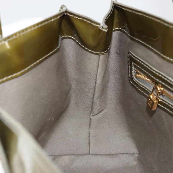 LOUIS VUITTON Monogram Vernis Wilshire PM Handtasche Veil bronze LV Auth 182003