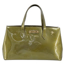 LOUIS VUITTON Monogram Vernis Wilshire PM Handtasche Veil bronze LV Auth 182003-13