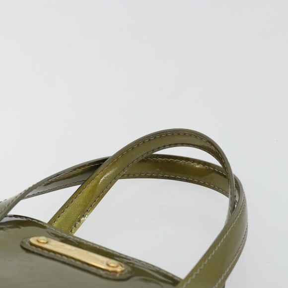 LOUIS VUITTON Monogram Vernis Wilshire PM Handtasche Veil bronze LV Auth 182003