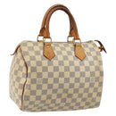 LOUIS VUITTON Damier Azur Speedy 25 Hand Bag N41534 LV Auth 182004-1