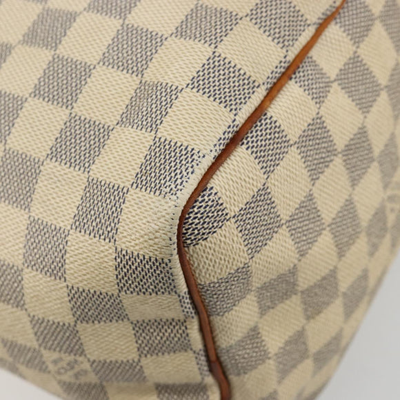 LOUIS VUITTON Damier Azur Speedy 25 Hand Bag N41534 LV Auth 182004