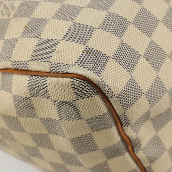 LOUIS VUITTON Damier Azur Speedy 25 Hand Bag N41534 LV Auth 182004