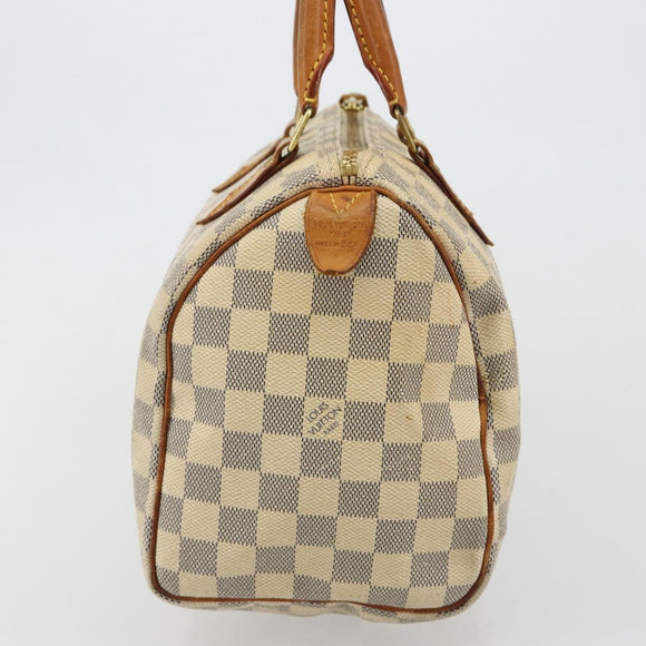 LOUIS VUITTON Damier Azur Speedy 25 Hand Bag N41534 LV Auth 182004