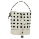 LOUIS VUITTON Odas Shoulder Bag Calf Skin White M94563 LV Auth 182007SAM-1