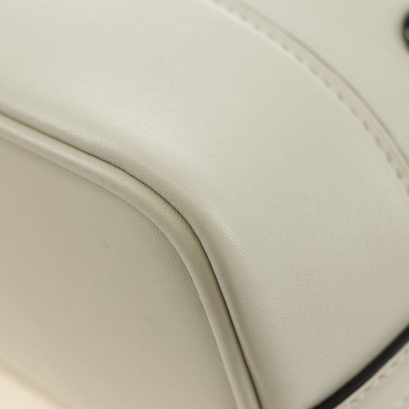 LOUIS VUITTON Odas Shoulder Bag Calf Skin White M94563 LV Auth 182007SAM