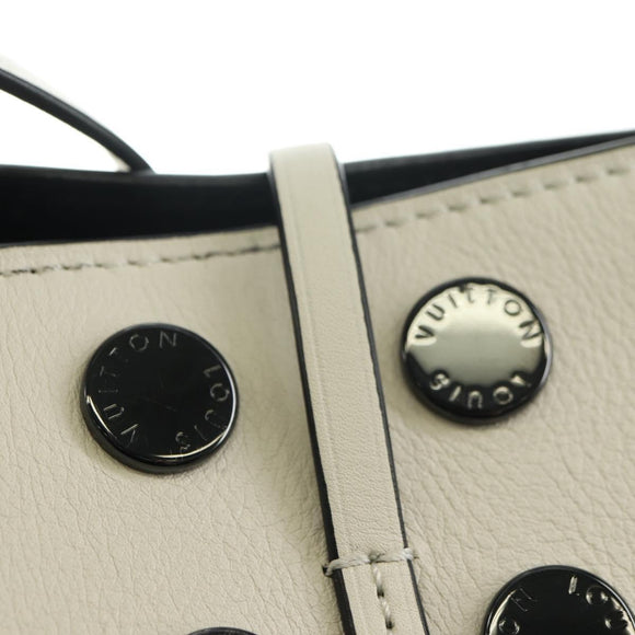 LOUIS VUITTON Odas Shoulder Bag Calf Skin White M94563 LV Auth 182007SAM