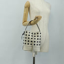 LOUIS VUITTON Odas Shoulder Bag Calf Skin White M94563 LV Auth 182007SAM-21