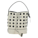 LOUIS VUITTON Odas Shoulder Bag Calf Skin White M94563 LV Auth 182007SAM-3