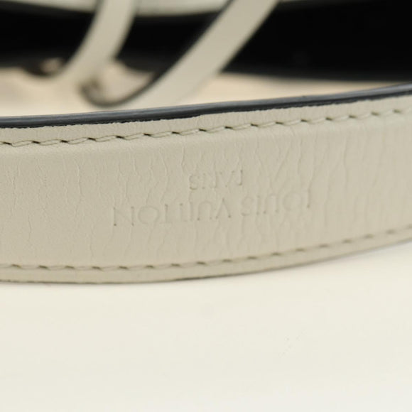LOUIS VUITTON Odas Shoulder Bag Calf Skin White M94563 LV Auth 182007SAM