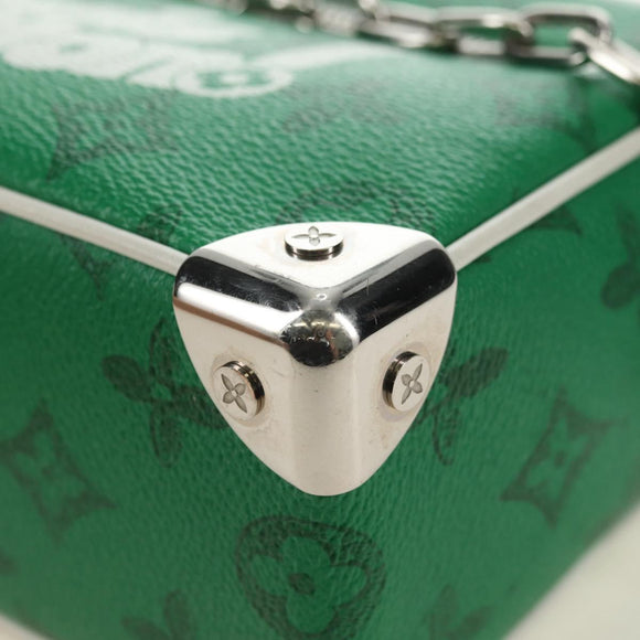 LOUIS VUITTON Monogram Everyday Mini Soft Trunk Bag Green M80816 Auth 182008SAM