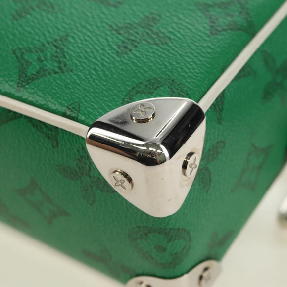 LOUIS VUITTON Monogram Everyday Mini Soft Trunk Bag Green M80816 Auth 182008SAM