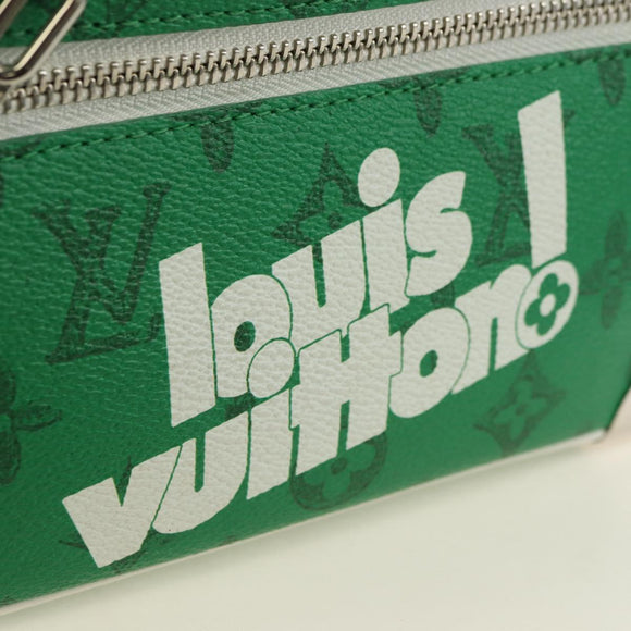 LOUIS VUITTON Monogram Everyday Mini Soft Trunk Bag Green M80816 Auth 182008SAM