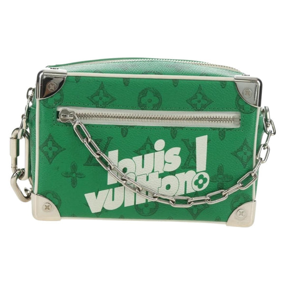LOUIS VUITTON Monogram Everyday Mini Soft Trunk Bag Green M80816 Auth 182008SAM