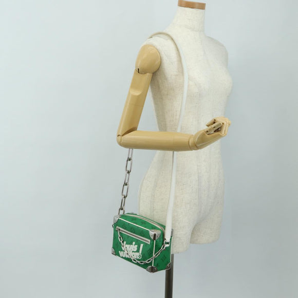 LOUIS VUITTON Monogram Everyday Mini Soft Trunk Bag Green M80816 Auth 182008SAM