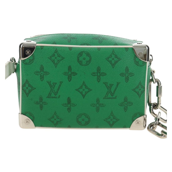 LOUIS VUITTON Monogram Everyday Mini Soft Trunk Bag Green M80816 Auth 182008SAM