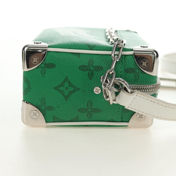 LOUIS VUITTON Monogram Everyday Mini Soft Trunk Bag Green M80816 Auth 182008SAM