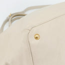 PRADA Handtas Leer 2-weg Ivoor Goud Authentiek 182009-16