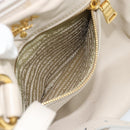 PRADA Handtas Leer 2-weg Ivoor Goud Authentiek 182009-25