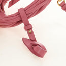 Miu Miu Matelassé Wonder Schulterbeutel Leder 2-Wege Pink Gold Auth 182012SAM-8