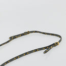 Miu Miu Shoulder Bag Leather Gray Gold Auth 182013A-8