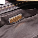 Miu Miu Hand Bag Leather 2way Gray Gold Auth 182014SAM-23