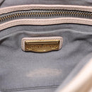 Miu Miu Matelasse Hand Bag Leather 2way Pink Gold Auth 182017A-17