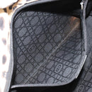 Christian Dior Canage Lady Dior Handtasche Nylon Beige Silber Auth 182018V-23