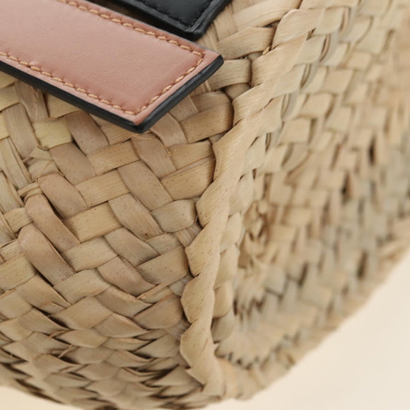 LOEWE Studio Ghibli Collaboration Hand Bag Raffia Beige Auth 182023SM