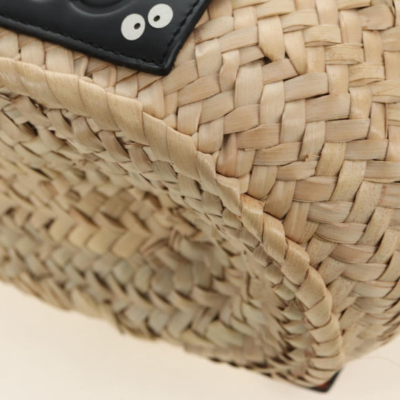 LOEWE Studio Ghibli Collaboration Hand Bag Raffia Beige Auth 182023SM