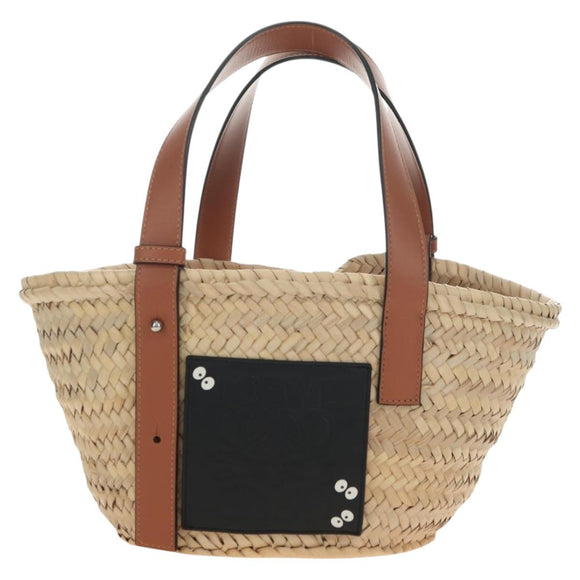 LOEWE Studio Ghibli Collaboration Hand Bag Raffia Beige Auth 182023SM