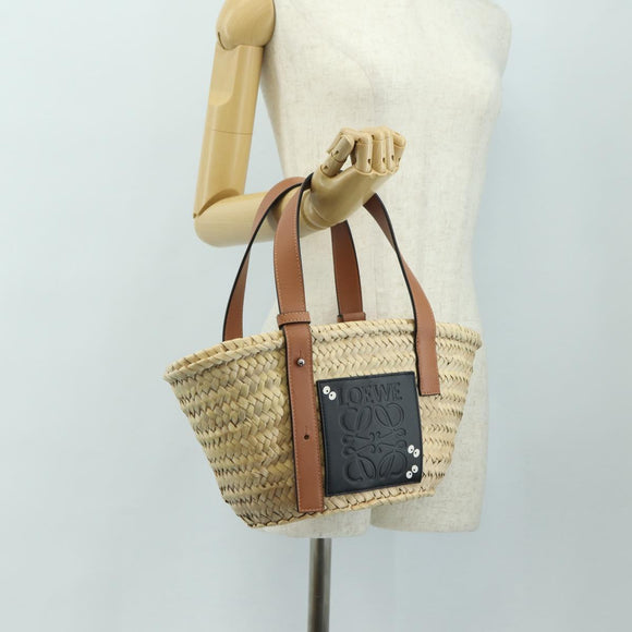LOEWE Studio Ghibli Collaboration Hand Bag Raffia Beige Auth 182023SM