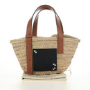LOEWE Studio Ghibli Collaboration Hand Bag Raffia Beige Auth 182023SM-12