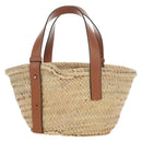 LOEWE Studio Ghibli Collaboration Hand Bag Raffia Beige Auth 182023SM-2