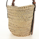 LOEWE Studio Ghibli Collaboration Hand Bag Raffia Beige Auth 182023SM-4