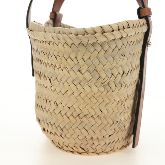 LOEWE Studio Ghibli Collaboration Hand Bag Raffia Beige Auth 182023SM
