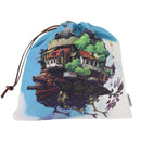 LOEWE Studio Ghibli Kollaboration Geldbörse Beutel Nylon Blau Auth 182024SM-1