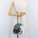 LOEWE Studio Ghibli Kollaboration Geldbörse Beutel Nylon Blau Auth 182024SM-20