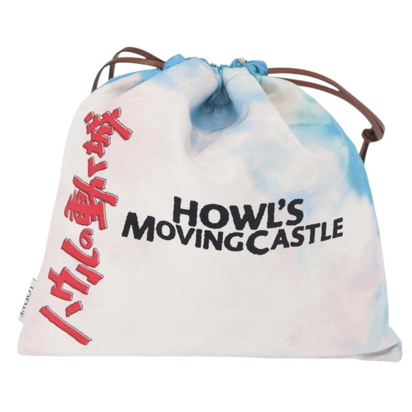 LOEWE Studio Ghibli Kollaboration Geldbörse Beutel Nylon Blau Auth 182024SM