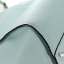 LOEWE Hammock Medium Handtas Leer 2way Lichtblauw Zilver Auth 182026V-18