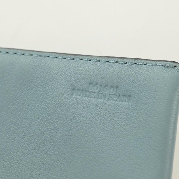 LOEWE Hammock Medium Handtas Leer 2way Lichtblauw Zilver Auth 182026V