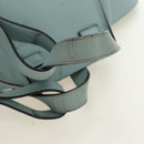 LOEWE Hammock Medium Handtas Leer 2way Lichtblauw Zilver Auth 182026V-8