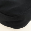 FENDI Mamma Baguette Schultertasche Baumwolle Schwarz Silber Auth 182029SAM-15