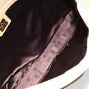 FENDI Mamma Baguette Umhängetasche Wildleder Beige Gold Original 182030V-11