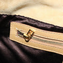 FENDI Mamma Baguette Umhängetasche Wildleder Beige Gold Original 182030V-22
