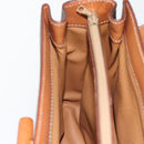 CELINE Macadam Canvas Hand Bag PVC Leather 2way Brown Gold Auth 182040A-22