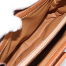 CELINE Macadam Canvas Hand Bag PVC Leather 2way Brown Gold Auth 182040A-25