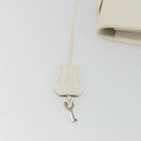HERMES Sac Adepeche 27 Hand Bag Leather White Silver Auth 182041A-10